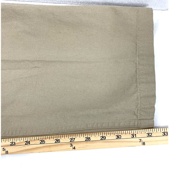 J‎ Riggins Pants Mens 33 M Sportswear Khaki Trousers Tan Cotton Workwear - Picture 8 of 11